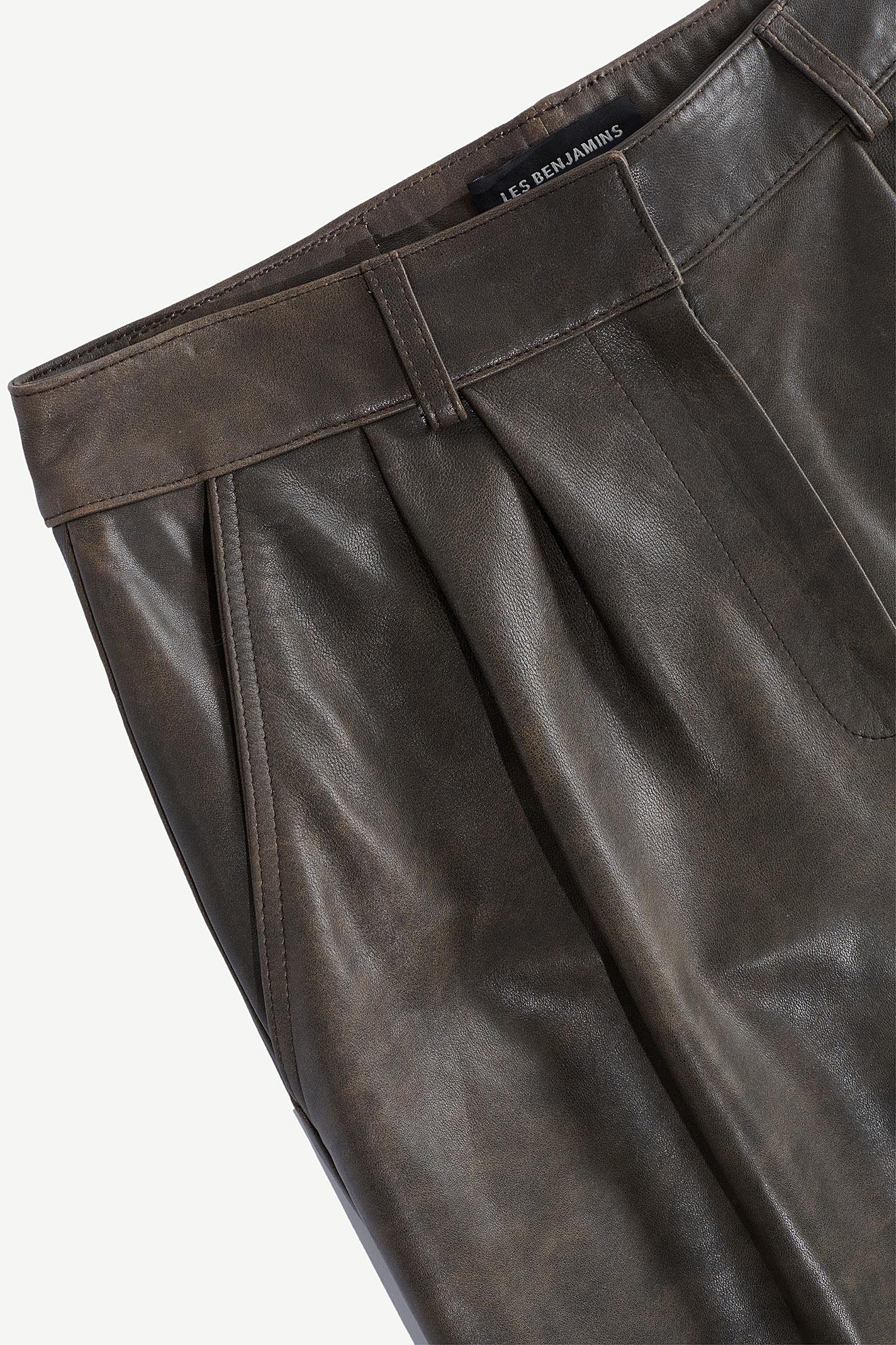  LEATHER PANT 001