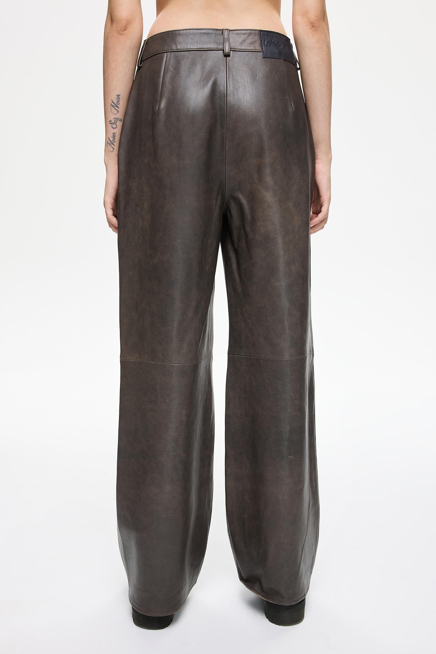  LEATHER PANT 001