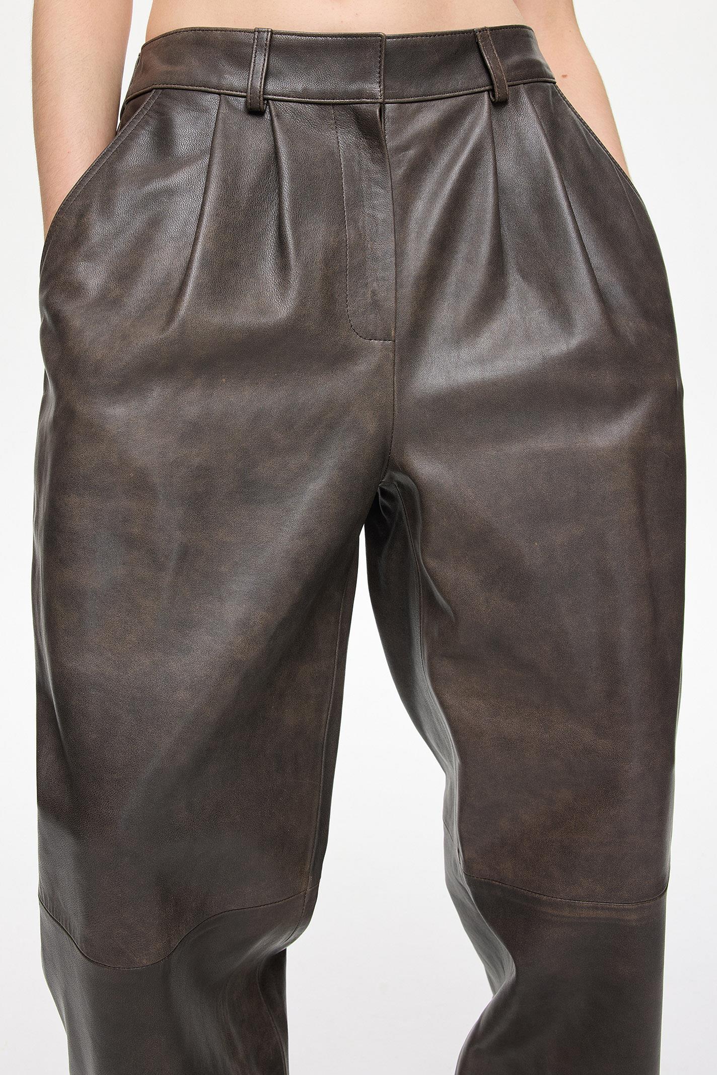  LEATHER PANT 001