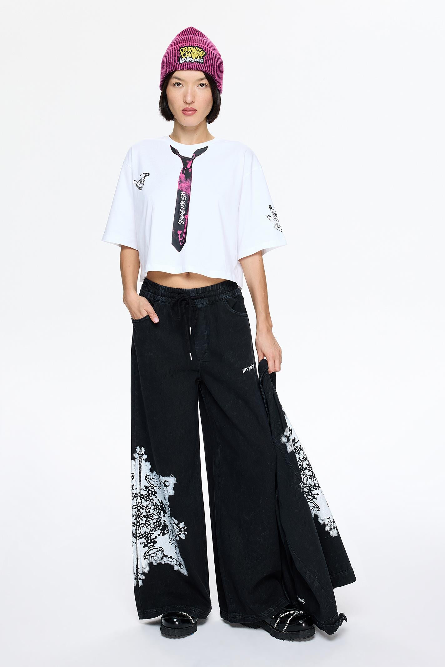 CROP OVERSIZED TEE 005 