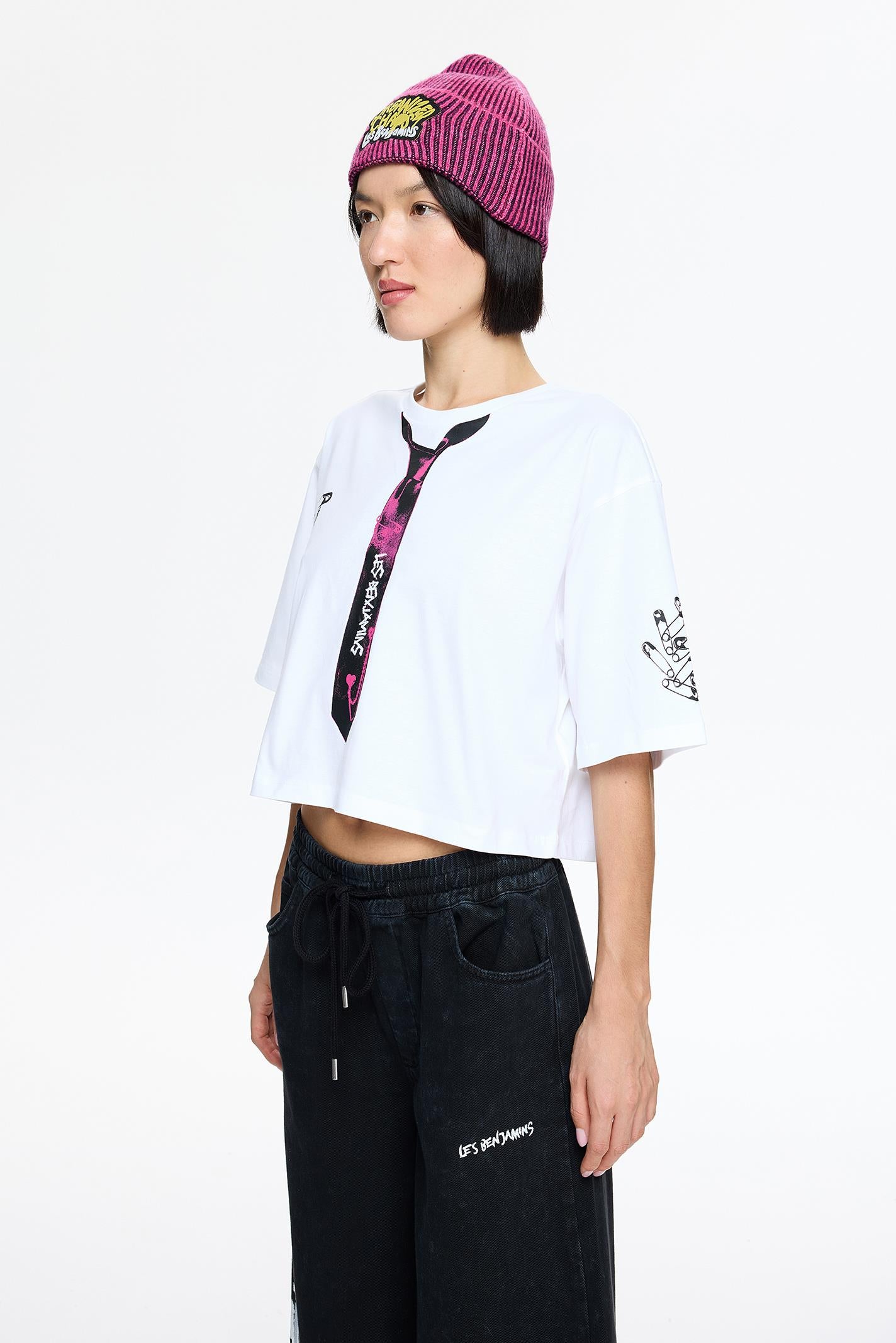  CROP OVERSIZED TEE 005