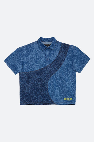 DENIM POLO TEE 001