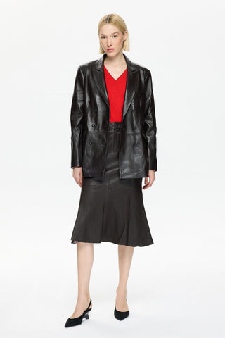 Les Benjamins - LEATHER SKIRT 402