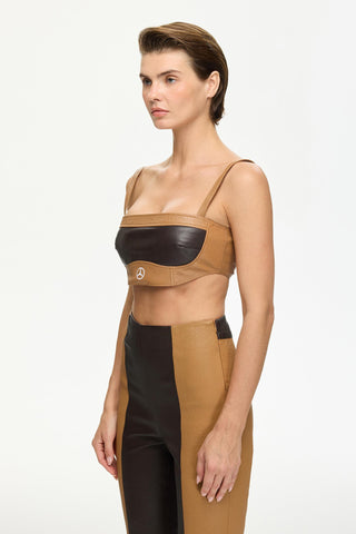 Les Benjamins - LEATHER BRA 501