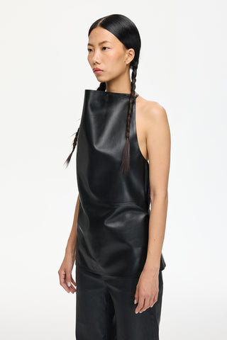 Les Benjamins - LEATHER BLOUSE 001