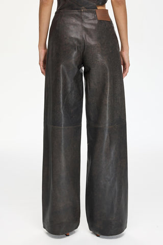 Les Benjamins - LEATHER PANT 003