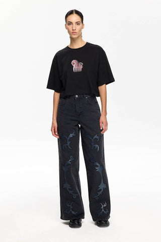 Les Benjamins - CROP OVERSIZED TEE 004
