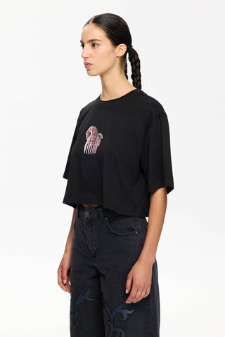 Les Benjamins - CROP OVERSIZED TEE 004