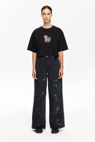 Les Benjamins - CROP OVERSIZED TEE 004