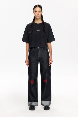 Les Benjamins - CROP OVERSIZED TEE 005