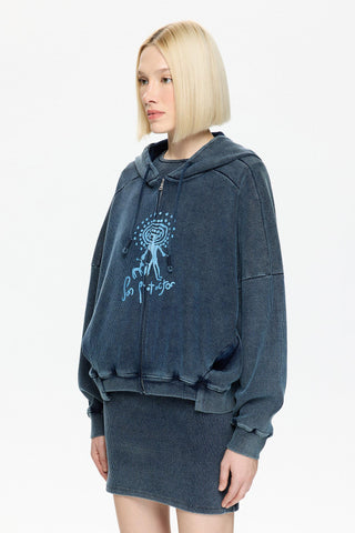 Les Benjamins - RELAXED ZIP HOODIE 003