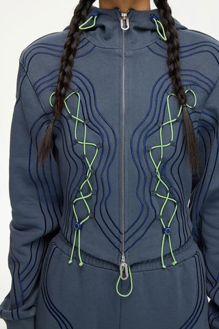 Les Benjamins - RELAXED ZIP HOODIE 004