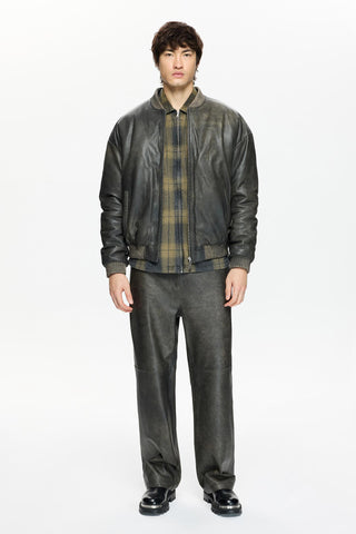 Les Benjamins - LEATHER PANT 001