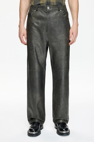 Les Benjamins - LEATHER PANT 001