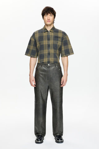 Les Benjamins - LEATHER PANT 001