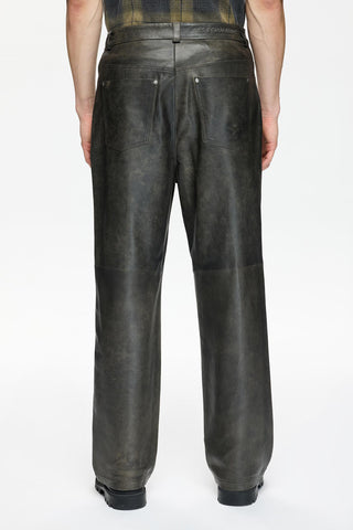 Les Benjamins - LEATHER PANT 001