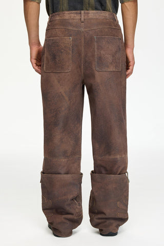 Les Benjamins - LEATHER PANT 103