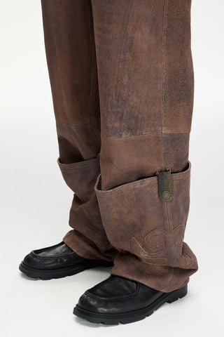 Les Benjamins - LEATHER PANT 103