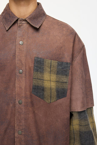 Les Benjamins - LEATHER SHIRT 102