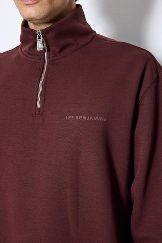 Les Benjamins - HALF ZIP SWEATSHIRT