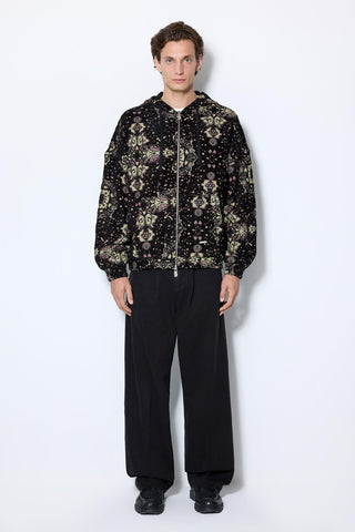 Les Benjamins - CARPET JACQUARD ZIP HOODIE