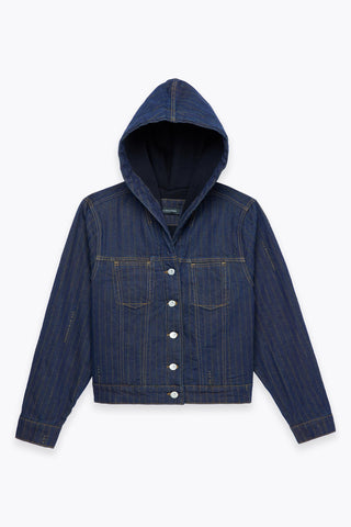 Les Benjamins - HOODED DENIM JACKET