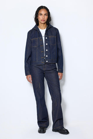Les Benjamins - HOODED DENIM JACKET