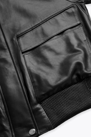 Les Benjamins - LEATHER BOMBER JACKET