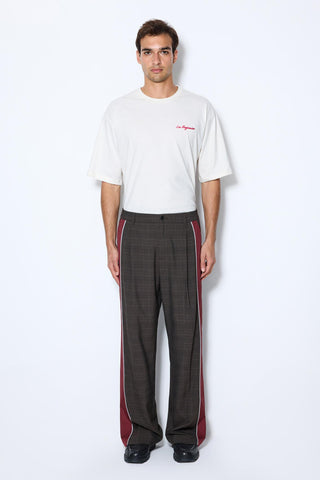 Les Benjamins - CHECKED TRACK PANTS