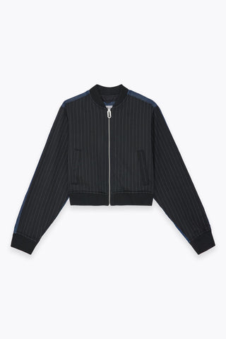 Les Benjamins - DENIM DETAILED BOMBER JACKET