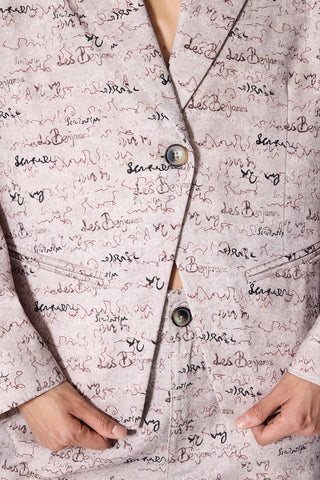 Les Benjamins - PRINTED BLAZER