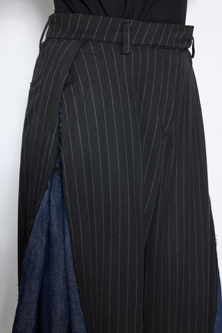Les Benjamins - DENIM DETAILED PANTS