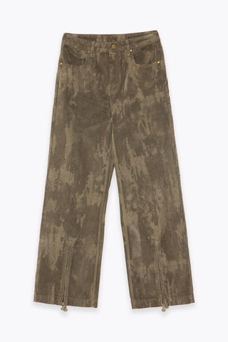 Les Benjamins - ZIP DETAILED DENIM PANTS