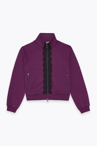 Les Benjamins - LACE DETAILED ZIP UP