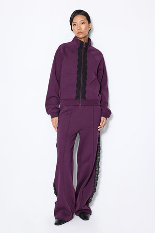 Les Benjamins - LACE DETAILED ZIP UP