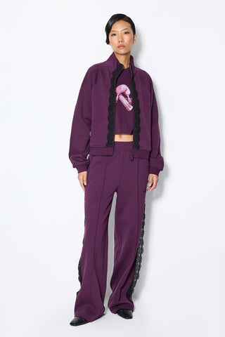 Les Benjamins - LACE DETAILED ZIP UP