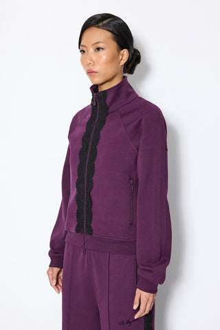 Les Benjamins - LACE DETAILED ZIP UP