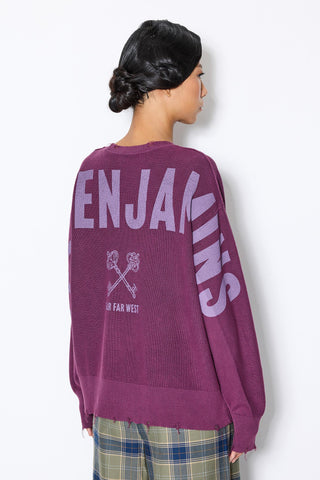 Les Benjamins - BACK PRINTED SWEATER