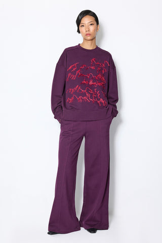 Les Benjamins - WIDE LEG SWEAT PANTS