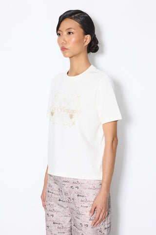 Les Benjamins - EMBROIDERY DETAILED TEE