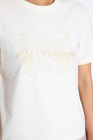 Les Benjamins - EMBROIDERY DETAILED TEE