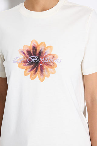 Les Benjamins - FLOWER PRINTED TEE
