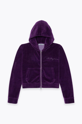 Les Benjamins - VELVET ZIP HOODIE