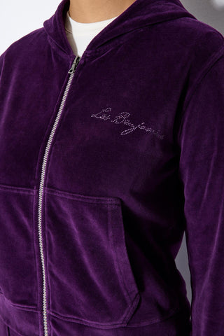 Les Benjamins - VELVET ZIP HOODIE