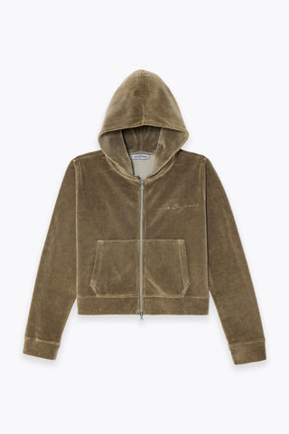 Les Benjamins - VELVET ZIP HOODIE