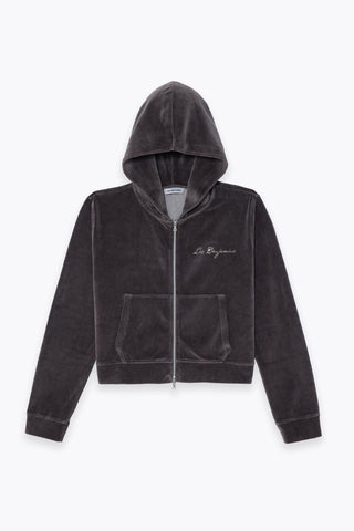 Les Benjamins - VELVET ZIP HOODIE
