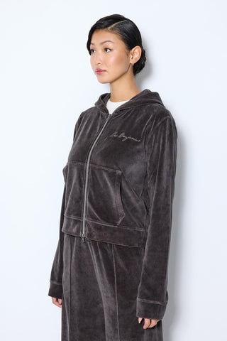 Les Benjamins - VELVET ZIP HOODIE