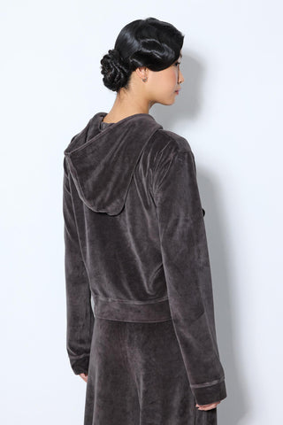 Les Benjamins - VELVET ZIP HOODIE