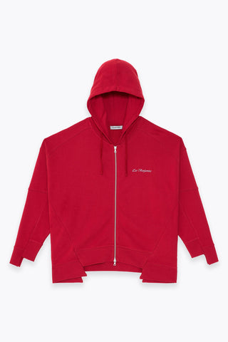 Les Benjamins - HAIR COMB PRINTED ZIP HOODIE