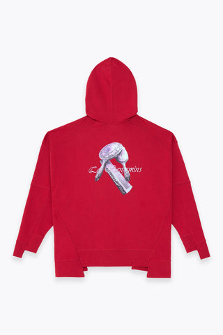 Les Benjamins - HAIR COMB PRINTED ZIP HOODIE